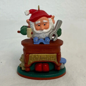 Vintage Hallmark Keepsake 1992 “Genius at Work” Elf Ornament.